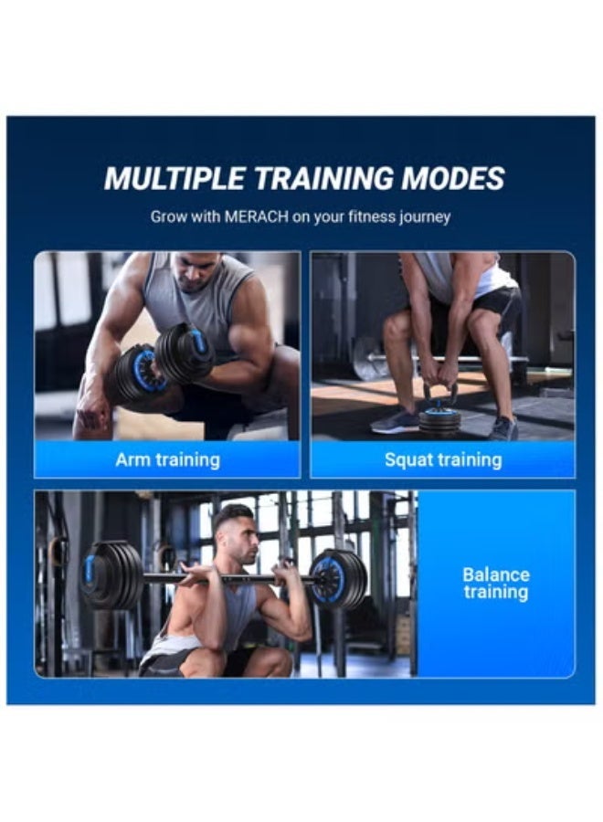 Merach 3 in 1 Adjustable Dumbbell Set - Image 3
